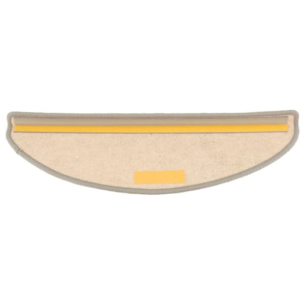 vidaXL Itsekiinnittyvät porrasmatot 15 kpl hopea 65x21x4 cm