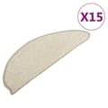 Pikkukuva 1 / 8: vidaXL Itsekiinnittyvät porrasmatot 15 kpl hopea 65x21x4 cm