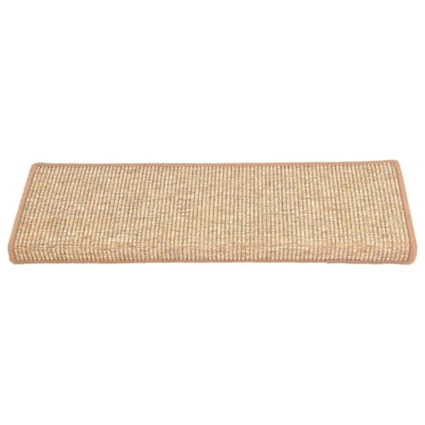 vidaXL Selvklebende trappematter 15 stk 65x21x4 cm lysebrun