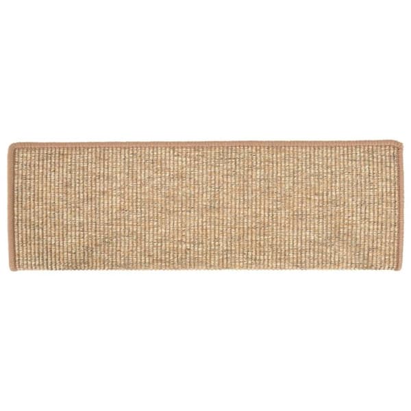 vidaXL Selvklebende trappematter 15 stk 65x21x4 cm lysebrun