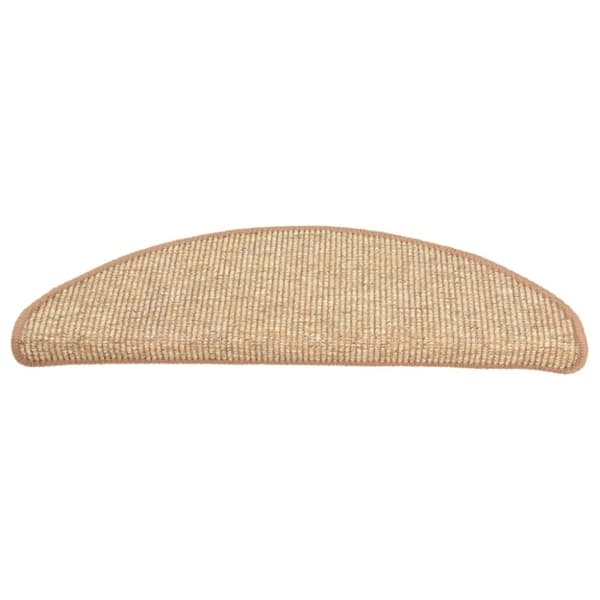 vidaXL Selvklebende trappematter 15 stk 65x21x4 cm lysebrun