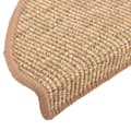 Miniatyrbilde 7 av 8: vidaXL Selvklebende trappematter 15 stk 65x21x4 cm lysebrun