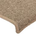 Pikkukuva 6 / 8: vidaXL Itsekiinnittyvät porrasmatot 15 kpl tumma beige 65x21x4 cm