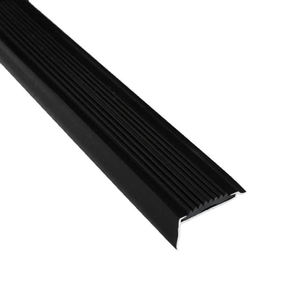 Trappeprofil sort 42 x 22 x 1350 mm - 15 stk