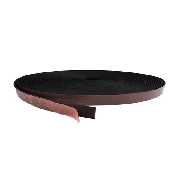 Gummi halkskydd - Svart - Bredd 13,5 mm - Längd 15 m
