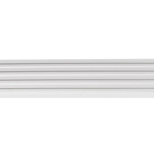 Gummi skridsikre strimmel - Hvid - Bredde 13,5 mm - Længde 15 m