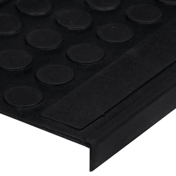 vidaXL trappemåtter 10 stk. 25x75 cm gummi
