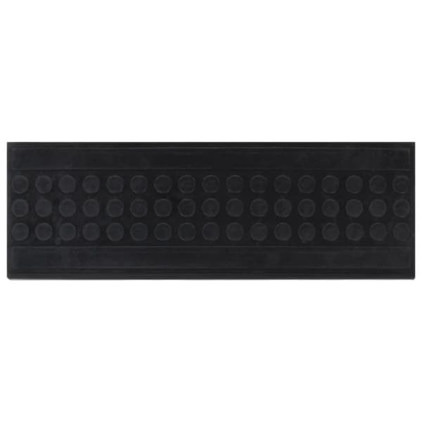 vidaXL trappemåtter 10 stk. 25x75 cm gummi