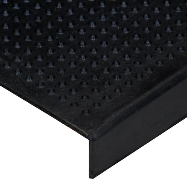 vidaXL trappemåtter 10 stk. 25x75 cm gummi