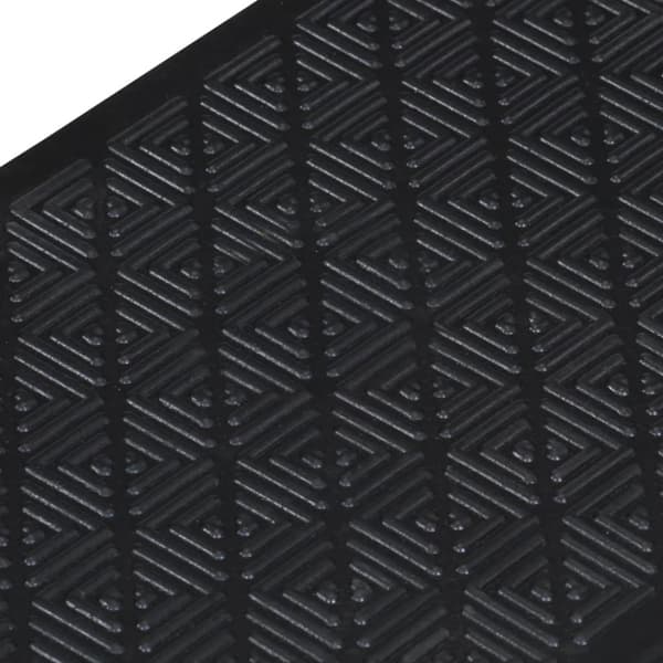 vidaXL Trappstegsmattor 5 st 25x75 cm gummi