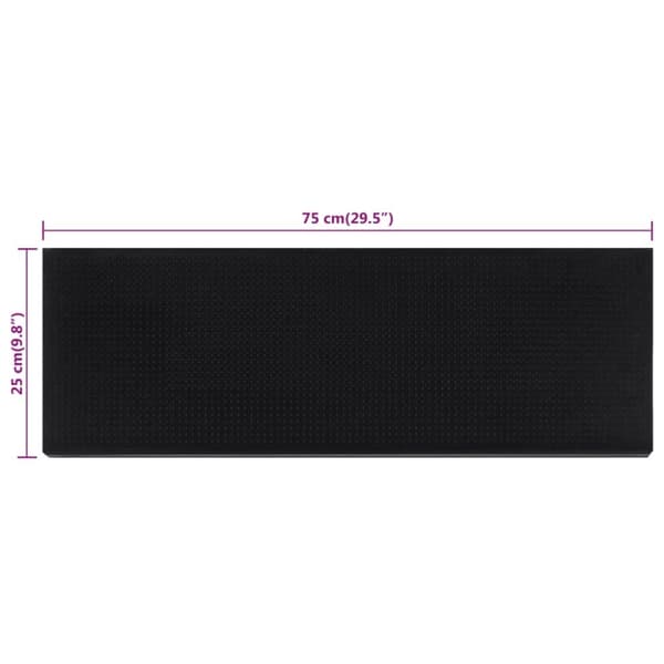 vidaXL trappemåtter 5 stk. 25x75 cm gummi