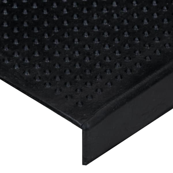 vidaXL Trappstegsmattor 5 st 25x75 cm gummi