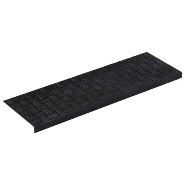 vidaXL trappemåtter 5 stk. 25x75 cm gummi