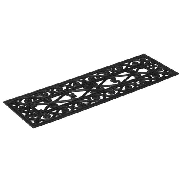 vidaXL trappemåtter 5 stk. 25x75 cm gummi