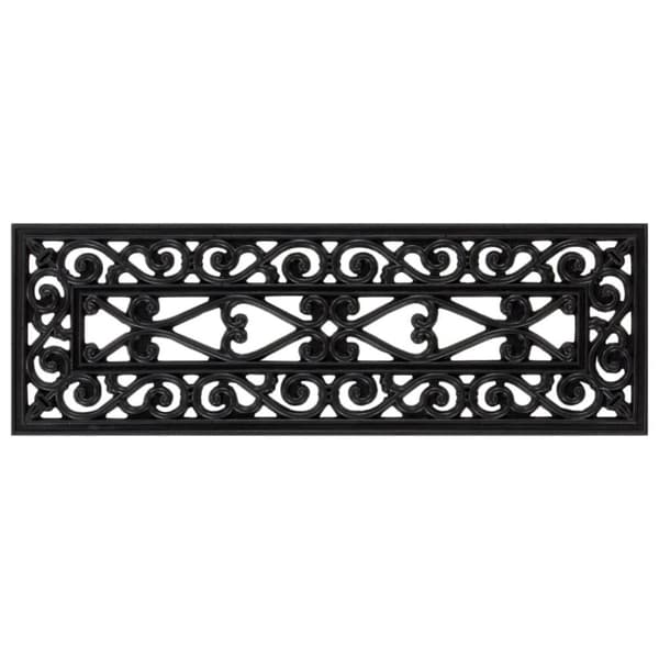 vidaXL Trappetrinn 5 stk 25x75 cm gummi