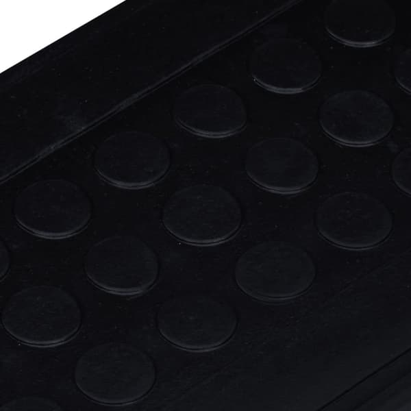 vidaXL Trappstegsmattor 5 st 25x75 cm gummi