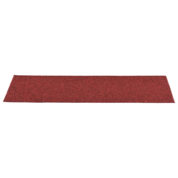 vidaXL selvklæbende trappemåtter 15 stk. 76x20 cm rektangulær rød -  Tæpper til trappetrin