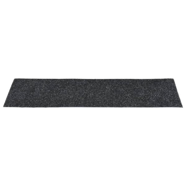 vidaXL selvklæbende trappemåtter 15 stk. 76x20 cm rektangulær sort -  Tæpper til trappetrin