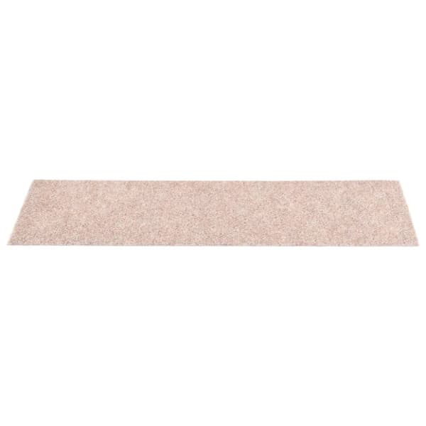 vidaXL selvklæbende trappemåtter 15 stk. 76x20 cm rektangulær lysebrun -  Tæpper til trappetrin