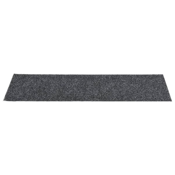 vidaXL Trappstegsmattor självhäftande 15 st 76x20 cm grå -  Trappmattor