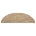 Miniatyrbild 5 av 6: vidaXL Trappstegsmattor självhäftande sisallook 15 st 56x17x3 cm sand -  Trappmattor