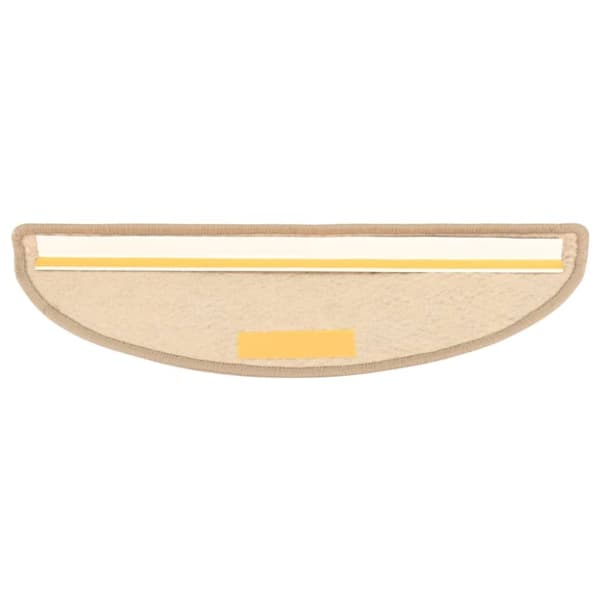 vidaXL Trappstegsmattor självhäftande sisallook 15 st 56x17x3 cm sand -  Trappmattor