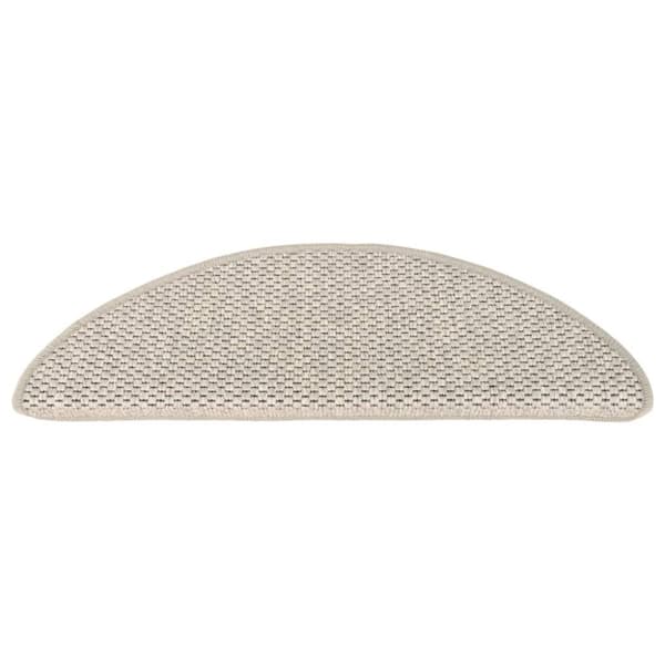 vidaXL selvklæbende trappemåtter 15 stk. 56x17x3 cm sisal-look gråbrun -  Tæpper til trappetrin