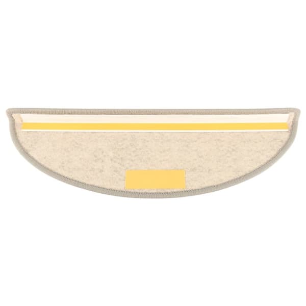vidaXL selvklæbende trappemåtter 15 stk. 56x17x3 cm sisal-look gråbrun -  Tæpper til trappetrin