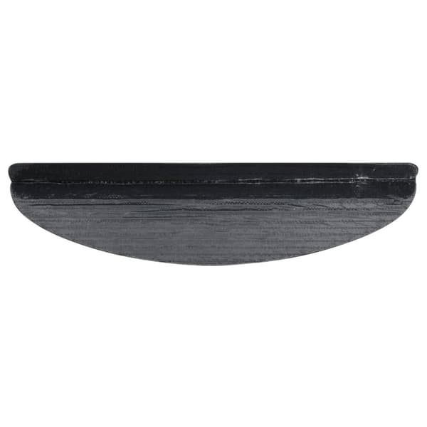 The Living Store Trappstegsmattor självhäftande 15 st 56x17x3 cm svart -  Trappmattor