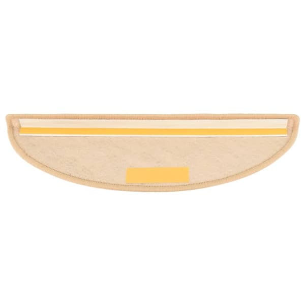 Trappmattor - Living Trappstegsmattor självhäftande sisal 15 st 56x17x3 cm ljusbeige