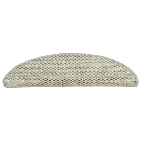 Tæpper til trappetrin - Living selvklæbende trappemåtter 15 stk. 65x21x4 cm sisal-look grå