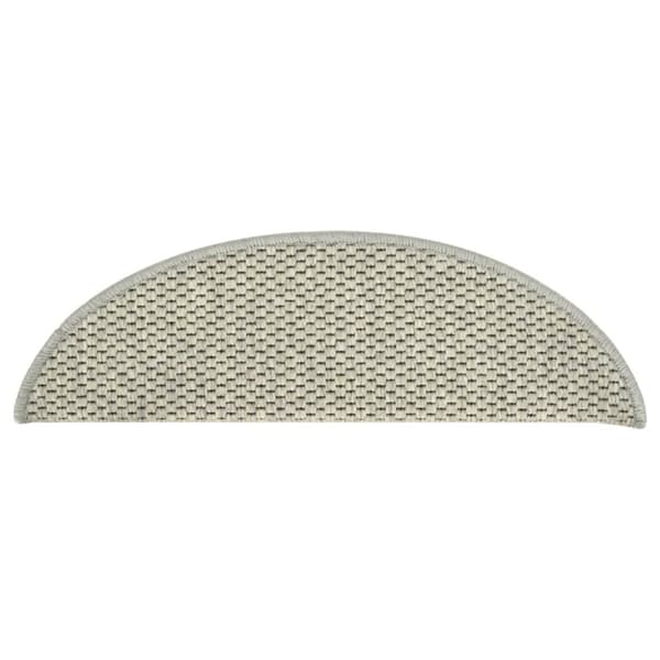 Tæpper til trappetrin - Living selvklæbende trappemåtter 15 stk. 65x21x4 cm sisal-look grå
