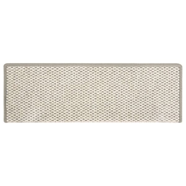 Tæpper til trappetrin - Living selvklæbende trappemåtter 15 stk. 65x21x4 cm sisal-look beige