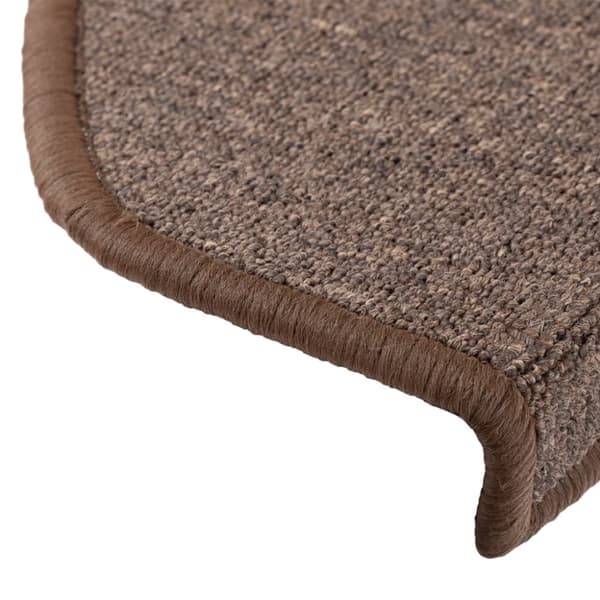 Trappmattor - Living Trappstegsmattor 10 st 65x24x4 cm kaffebrun