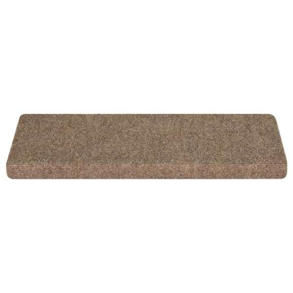 Trappmattor - Living Trappstegsmattor 15 st nålad 65x21x4 cm gräddvit