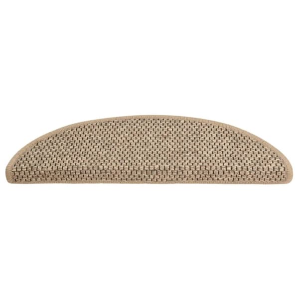 Trappstegsmattor självhäftande sisal 15 st 56x17x3 cm mörkbeige - Trappmatta - Trappmattor - Home & Living