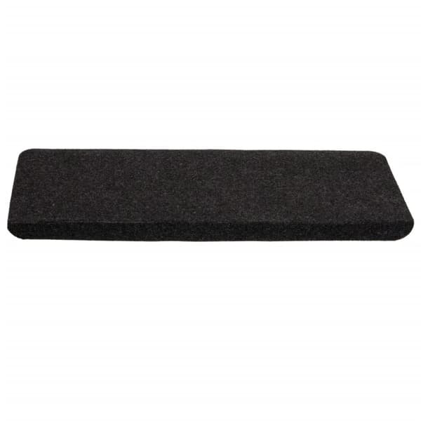 Selvklæbende trappemåtter 15 stk. 65x24,5x3,5 cm sort - Trappemåtte - Trappemåtter - Home & Living