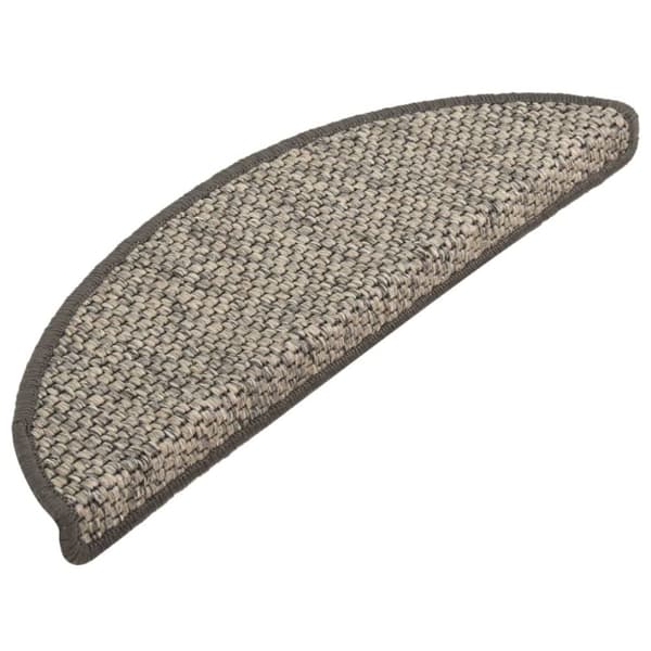 Trappstegsmattor självhäftande sisal 15 st 65x21x4 cm antracit - Trappmatta - Trappmattor - Home & Living