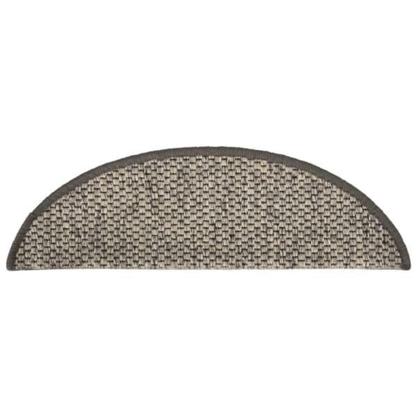 Trappstegsmattor självhäftande sisal 15 st 65x21x4 cm antracit - Trappmatta - Trappmattor - Home & Living