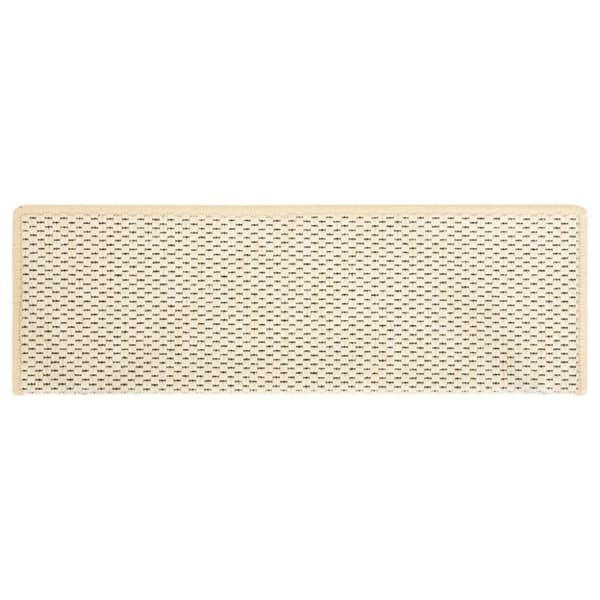 Selvklæbende trappemåtter 15 stk. 65x21x4 cm sisal-look - Trappemåtte - Trappemåtter - Home & Living