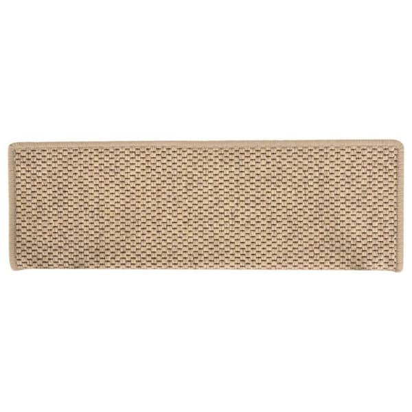 Selvklæbende trappemåtter 15stk. 65x21x4cm sisal-look sandfarve - Trappemåtte - Trappemåtter - Home & Living