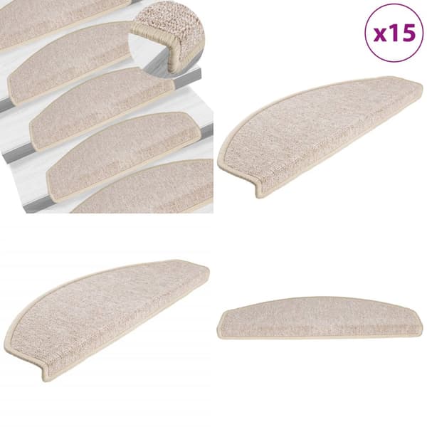 15 stk. Trappemåtter 65 x 24 x 4 cm gråbrun - Trappemåtte - Trappemåtter - Home & Living