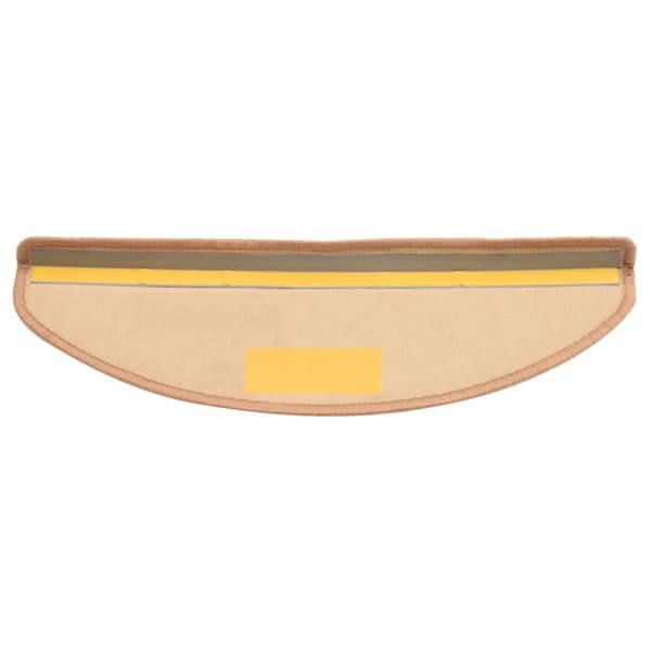Selvklæbende trappemåtter 15 stk. 65x21x4 cm beige - Trappemåtte - Trappemåtter - Home & Living