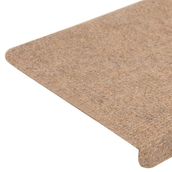 Selvklæbende trappemåtter 15 stk. 65x24,5x3,5 cm beige - Trappemåtte - Trappemåtter - Home & Living