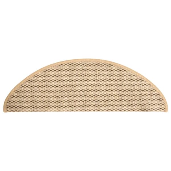 Trappstegsmattor självhäftande sisal 15 st 65x21x4 cm ljusbeige - Trappmatta - Trappmattor - Home & Living