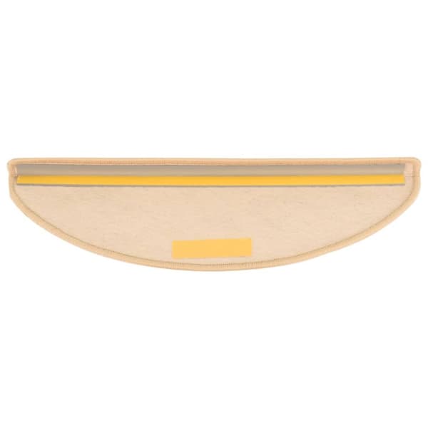 Trappstegsmattor självhäftande sisal 15 st 65x21x4 cm ljusbeige - Trappmatta - Trappmattor - Home & Living