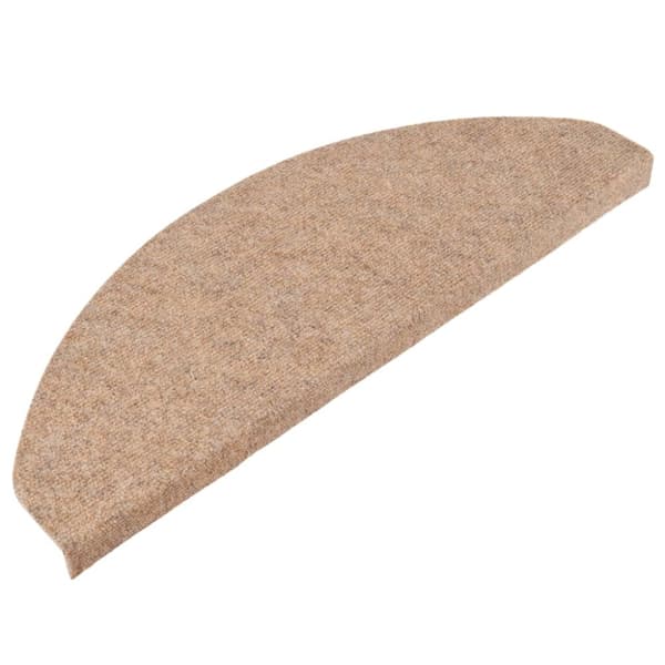 Trappstegsmattor självhäftande 15 st 65x22,5x3,5 cm beige - Trappmatta - Trappmattor - Home & Living