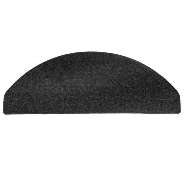 Selvklæbende trappemåtter 15 stk. 65x22,5x3,5 cm sort - Trappemåtte - Trappemåtter - Home & Living