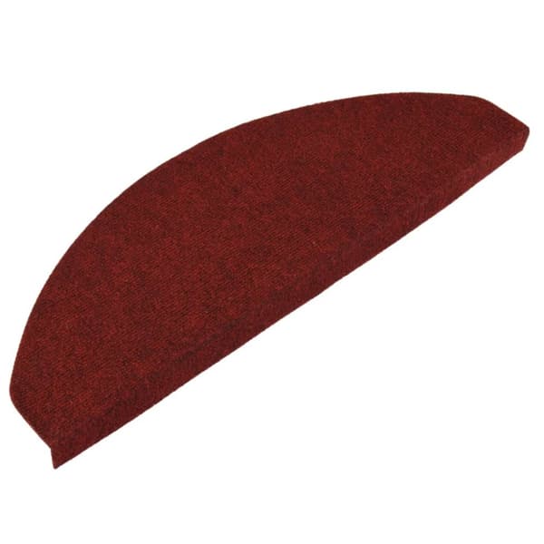 Trappemåtter 15 stk. 65x22,5x3,5 cm selvklæbende rød - Trappemåtte - Trappemåtter - Home & Living