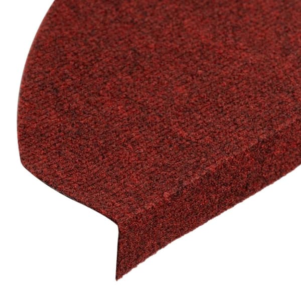Trappemåtter 15 stk. 65x22,5x3,5 cm selvklæbende rød - Trappemåtte - Trappemåtter - Home & Living